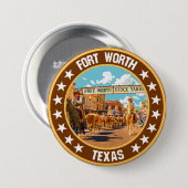 Fort Worth Button (Vorne & Hinten)