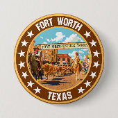 Fort Worth Button (Vorderseite)