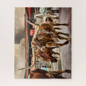Fort Worth Cattle Drive, Longhorn Puzzle (Vertikal)