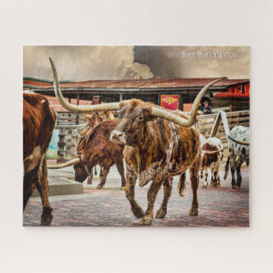Fort Worth Cattle Drive, Longhorn Puzzle