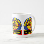 Fort Worth Fat Stock Show Coffee Tasse (VorderseiteRechts)