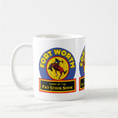 Fort Worth Fat Stock Show Coffee Tasse (Links)