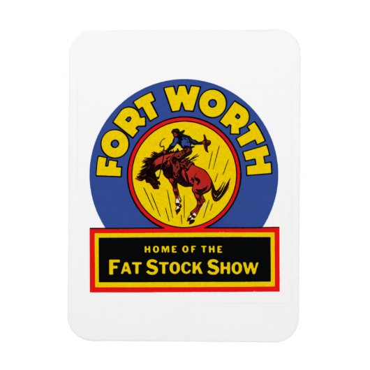 Fort Worth Fat Stock Show Magnet (Vertikal)