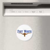 Fort Worth Flag Magnet (In Situ (Geschirrspüler))