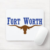 Fort Worth Flag Mousepad (Mit Mouse)
