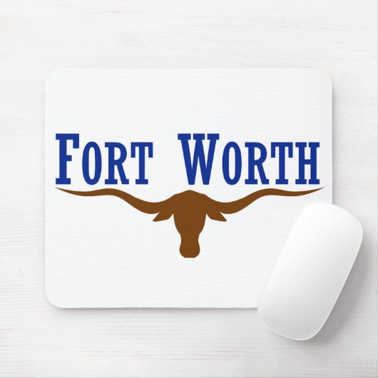 Fort Worth Flag Mousepad (Mit Mouse)