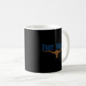 Fort Worth Fort Worth City Flag Kaffeetasse (VorderseiteRechts)