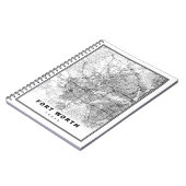 Fort Worth Map Notizblock (Linke Seite)