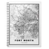 Fort Worth Map Notizblock (Vorderseite)