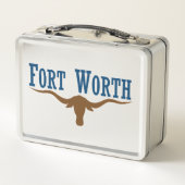 Fort Worth Metall Brotdose (Rückseite)
