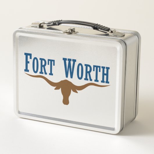 Fort Worth Metall Brotdose (Vorderseite)