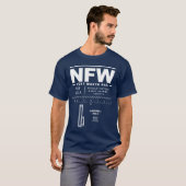 Fort Worth NAS Naval Air Station NFW T-Shirt (Vorne ganz)