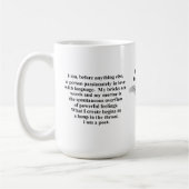 Fort Worth Poetry Society Tasse (Links)