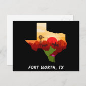Fort Worth Postcard Postkarte (Vorne/Hinten)
