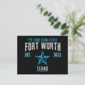 Fort Worth Postkarte (Stehend Vorderseite)