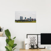 Fort Worth Skyline Poster (Heimbüro)