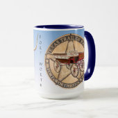 Fort Worth Stock Yards Texas Graphic, Tasse (VorderseiteRechts)