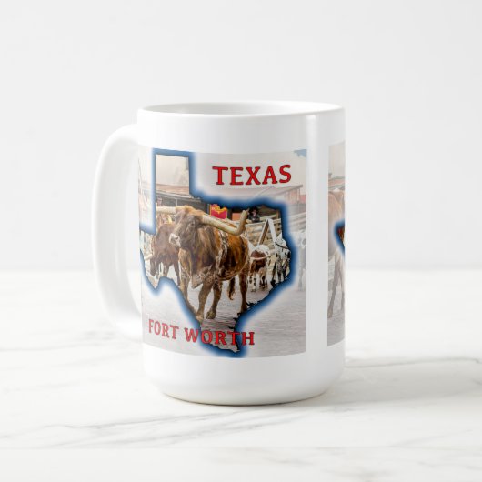 Fort Worth Stock Yards, Texas, Tasse (Vorderseite Links)
