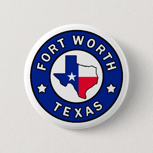 Fort Worth Texas Button (Vorderseite)