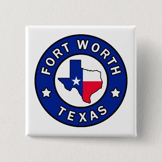 Fort Worth Texas Button (Vorderseite)