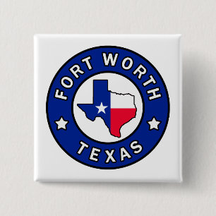 Fort Worth Texas Button