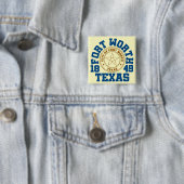 Fort Worth, Texas Button (Beispiel)