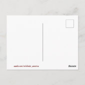 Fort Worth Texas Cattle Drive Postcard Postkarte (Rückseite)