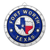 Fort Worth Texas Dartscheibe (vorne)