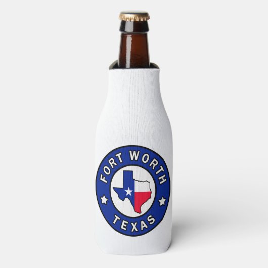 Fort Worth Texas Flaschenkühler (Flaschenvorderseite)