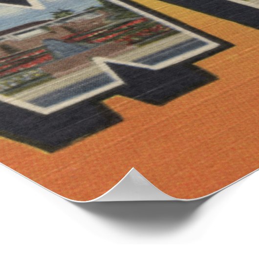 Fort Worth, Texas - Große Briefszenen Poster (Ecke)