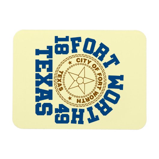 Fort Worth, Texas Magnet (Horizontal)