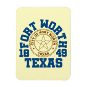Fort Worth, Texas Magnet (Vertikal)