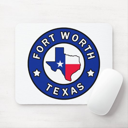 Fort Worth Texas Mousepad (Mit Mouse)