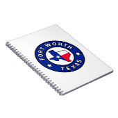 Fort Worth Texas Notizblock (Rechte Seite)