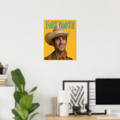Fort Worth, Texas Plakat (Heimbüro)