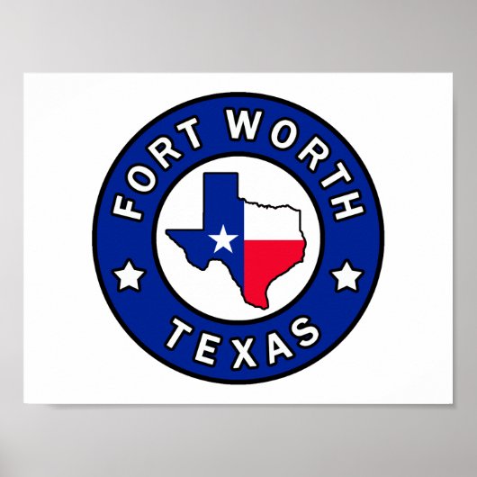 Fort Worth Texas Poster (Vorne)