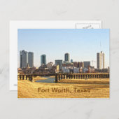 Fort Worth, Texas Postkarte (Vorne/Hinten)