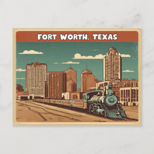 Fort Worth, Texas Postkarte