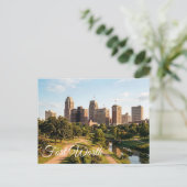 Fort Worth Texas Reise Postkarte (Stehend Vorderseite)