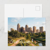 Fort Worth Texas Reise Postkarte (Vorne/Hinten)