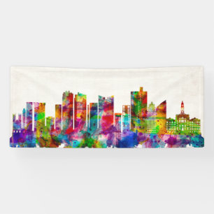 Fort Worth Texas Skyline Banner