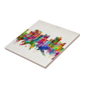 Fort Worth Texas Skyline Fliese (Seite)