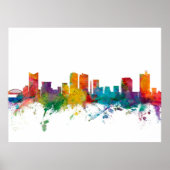 Fort Worth Texas Skyline Poster (Vorne)