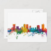 Fort Worth Texas Skyline Postkarte (Vorne/Hinten)