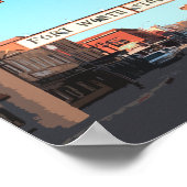 Fort Worth Texas Stock Yards Vintag Poster (Ecke)