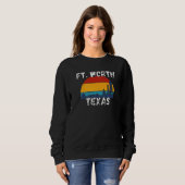 Fort Worth Texas  Texas-Städte Sweatshirt (Vorne ganz)