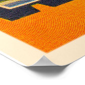 Fort Worth Texas TX Vintager Großbuchstabe Postkar Poster (Ecke)