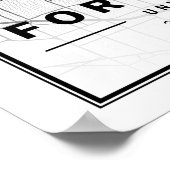 Fort Worth Texas USA Travel City Map Poster (Ecke)