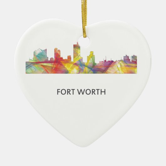 FORT WORTH, TEXAS WB1 - KERAMIKORNAMENT (Vorne)