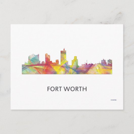FORT WORTH, TEXAS WB1 - POSTKARTE (Vorderseite)